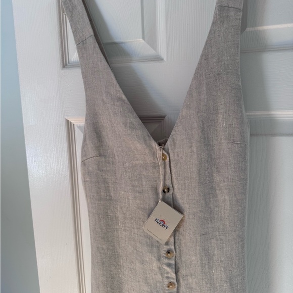 Faherty Big Sur Linen Maxi Dress - Picture 7 of 7